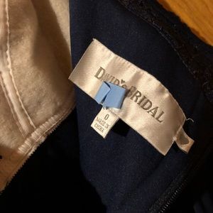 David’s bridal one shoulder bridesmaid dress